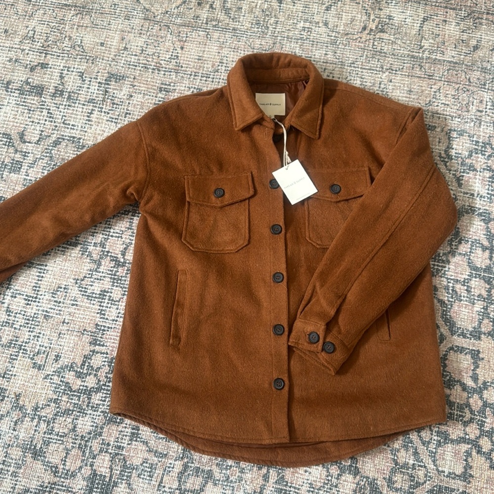 Thread & Supply Brown Jacket - image 1
